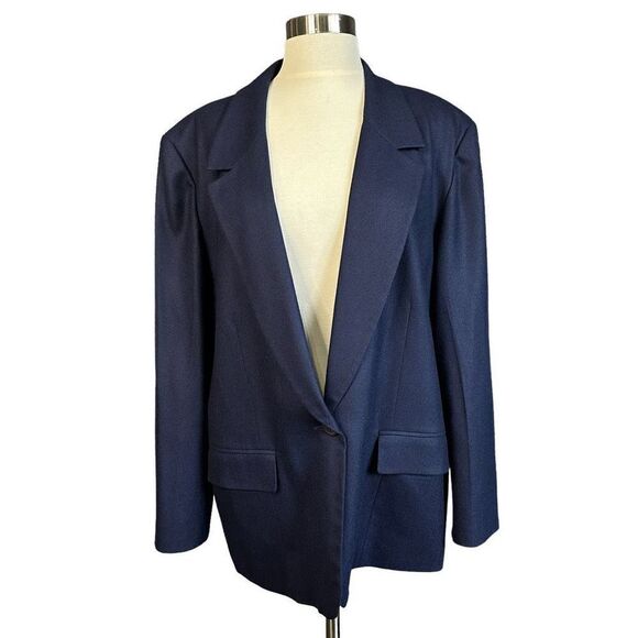 Pendleton 100% Virgin Wool Navy Blazer - Picture 1 of 8